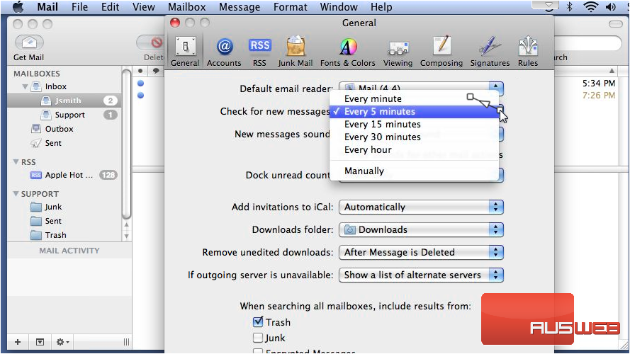 how to change default email in quickbooks for mac